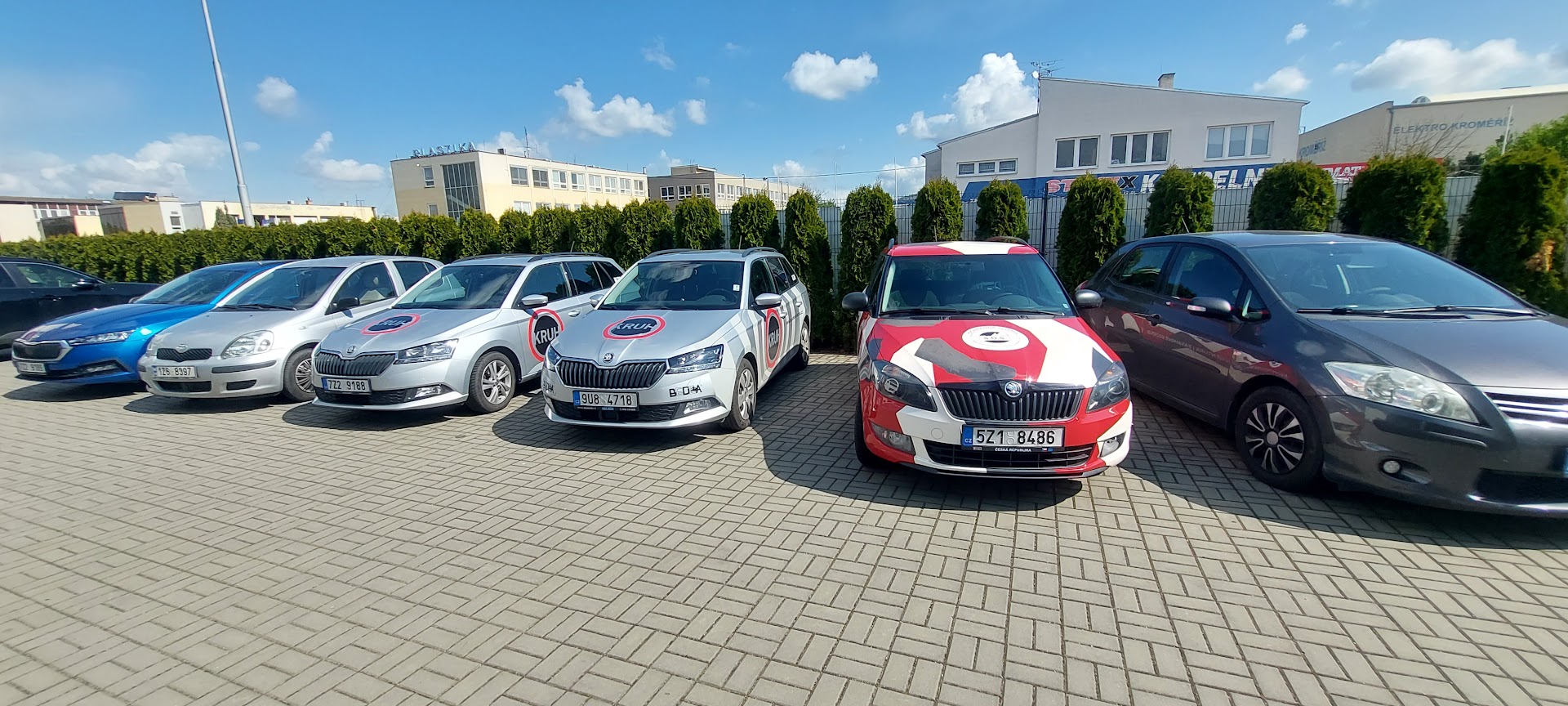Moderní autopark nepřetržitého zásahu